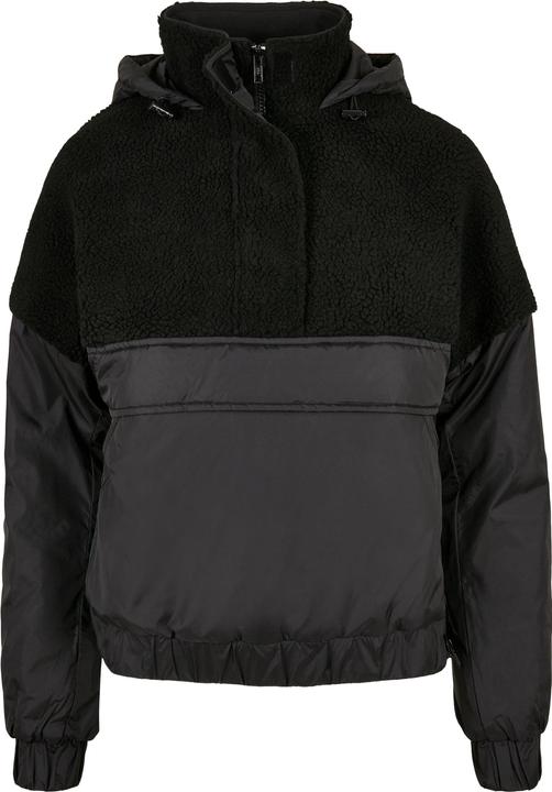 Actual product image Urban Classics Ladies Sherpa Mix Pull Over Jacket (M)