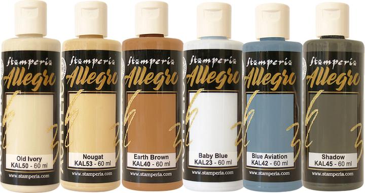 Actual product image Stamperia Allegro Acrylic "Silent Sea" (Multinational, 60 ml)