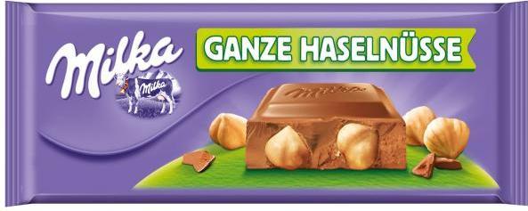 Actual product image Milka Chocolate bar Mmmax whole hazelnuts 270 g (270 g)