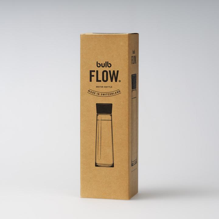 Actual product image Bulb Drinking Bottle FLOW Glass (0.54 l)