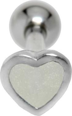 Bijouteria Ohrpiercing (Chirurgenstahl 316L, Messing mit Silberbeschichtung, Email)