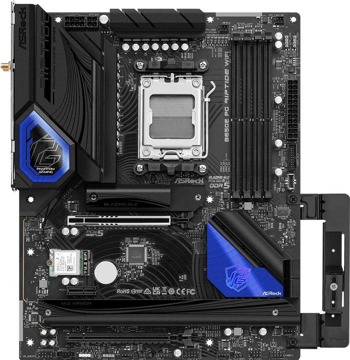 Image du produit AsRock B650E PG Riptide WiFi (AM5, AMD B650, ATX)