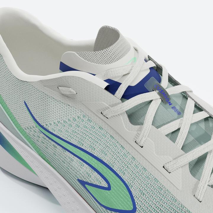 Produktbild Kiprun Laufschuhe Herren - Cushion 500 weiss/grün (45)