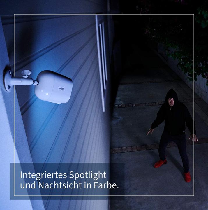 Produktbild Arlo Essential Spotlight Kamera 1er Set, weiss (1920 x 1080 Pixels)
