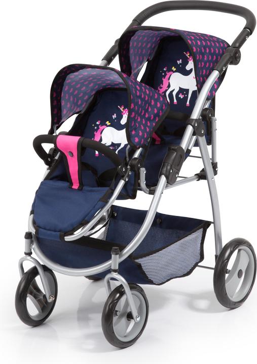 Produktbild Bayer Twin Pram Navy