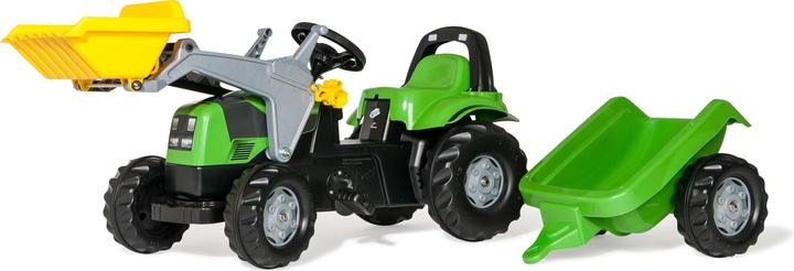 Deutz Traktor mit Lader und Anhänger