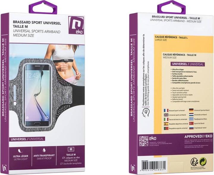 Immagine prodotto EKO Fascia da braccio sportiva per smartphone 4,7" universale