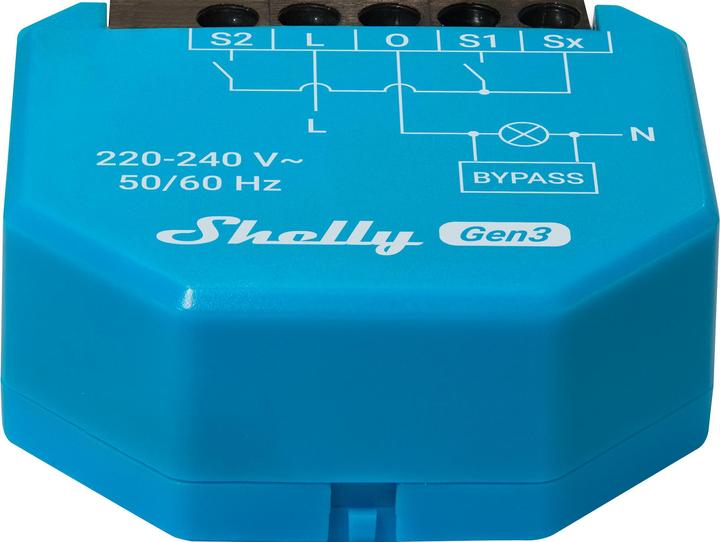 Produktbild Shelly 1L Gen3 (Schaltaktor)