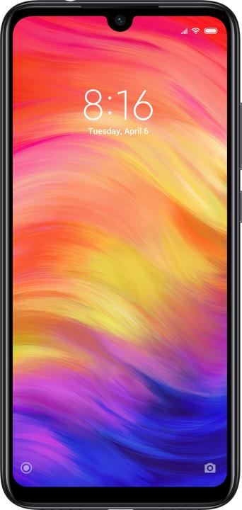 Actual product image Xiaomi Redmi Note 7 (64 GB, Black, 6.30", Hybrid Dual SIM, 48 Mpx, 4G)