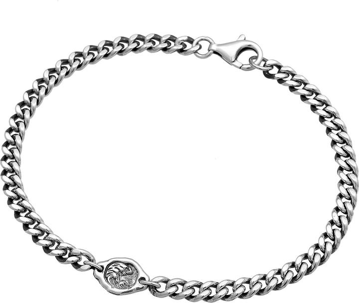 Immagine prodotto Haze & Glory Plättchen, Wellen (19 cm, Argento 925)