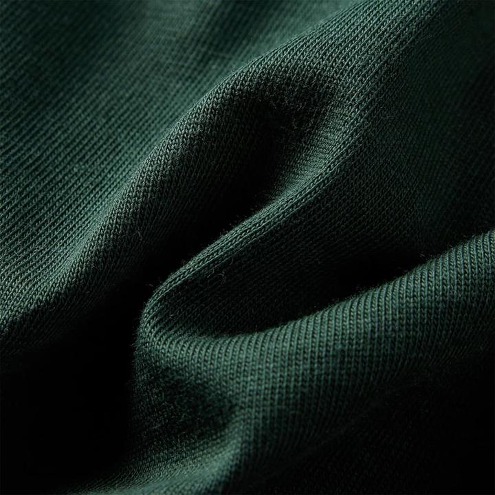 Immagine prodotto VidaXL Camicia a maniche lunghe per bambini verde scuro 116,Materiale: 100 (116)