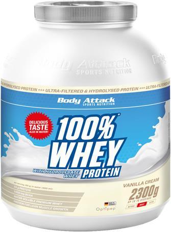 Produktbild Body Attack 100% Whey Protein (2300g Dose) (Schokolade, 1 Stk., 2300 g)