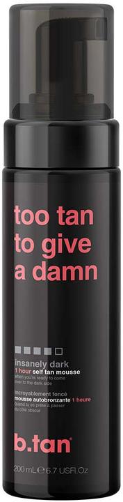 B.Tan Too Tan To Give A Damn Tan Mousse 200 ml (Selbstbräunungsschaum, 200 ml)