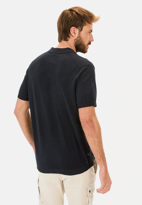 Immagine prodotto Camel Active Strick-Poloshirt aus Baumwoll-Leinen-Mix (M)