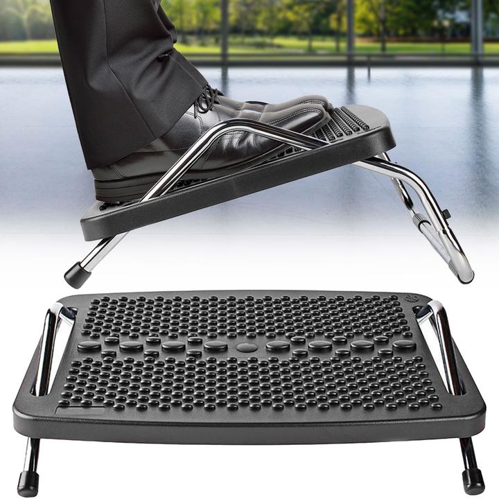Immagine prodotto Nedis Poggiapiedi - Ergonomico - Per migliorare il comfort durante il lavoro - Per un corpo migliore (42 x 31 x 2 cm)