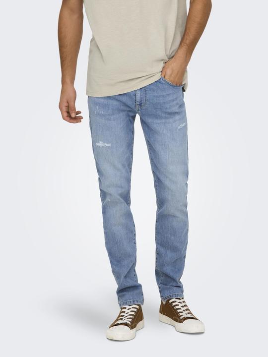 Produktbild Only & Sons ONSLOOM Niedrige Taille Slim Fit Jeans Slim Fit Jeans (W34/L32)
