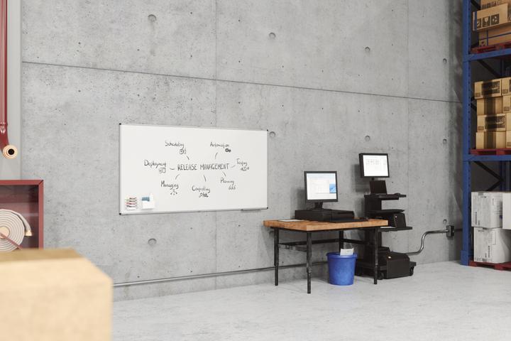 Actual product image Legamaster Magnethaftendes Whiteboard Unite 90 cm x 120 cm, Weiss (120 x 90 cm)