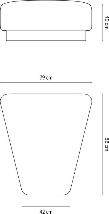 88 x 79 x 40 cm