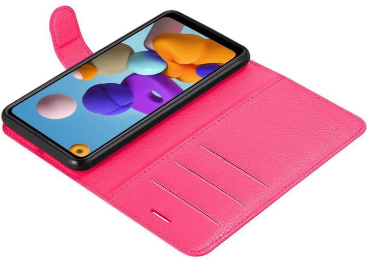 Actual product image Cadorabo Book with stand function cover (Samsung Galaxy A21)