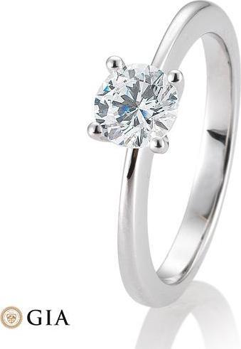Actual product image Breuning 4 prong set 0.80-1.50 ct. (53, 585/14 K Gold)