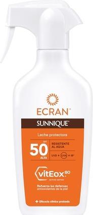 Actual product image Ecran Sunnique Protective Milk Spray SPF50 270ml (Sun spray, SPF 50, 270 ml, 270 g)