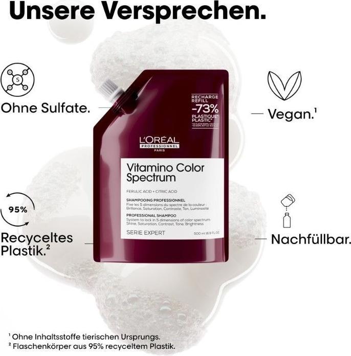 Produktbild L'Oréal Professionnel SE Vitamino Color Spectrum (500 ml, Flüssiges Shampoo)