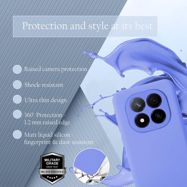 Immagine prodotto Cadorabo Custodia per Xiaomi Redmi Note 14 Pro 5G TPU Liquid Silicone Case (Xiaomi Redmi Note 14 Pro 5G)
