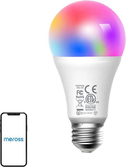 Actual product image Meross Smart Wi-Fi LED Bulb MSL120 (B22, 9 W, 810 lm, 2 x, F)