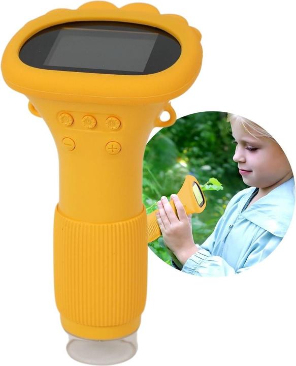 Hermex Tragbares Kindermikroskop Mini-Handmikroskop Portables Mikroskop