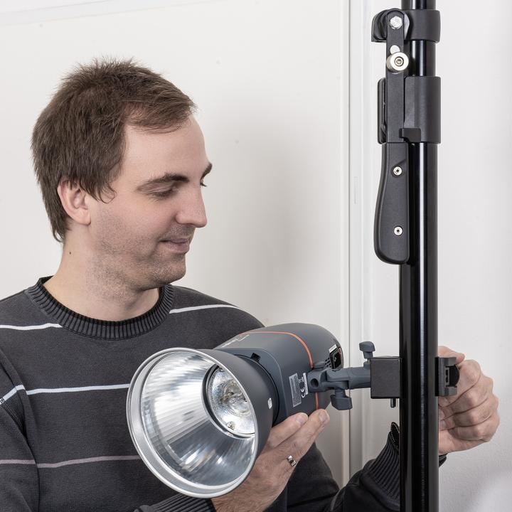 Actual product image Walimex per autopole 220-380cm incl. super clamp (Stand holder)