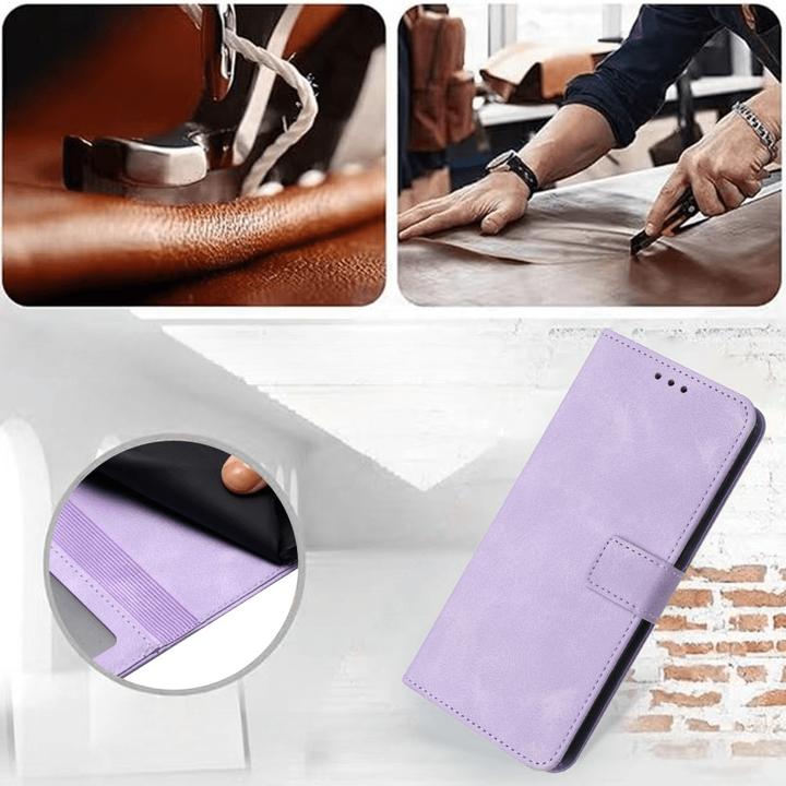 Produktbild Cover-Discount iPhone 16 – Wildleder Look Etui im Vintage Design (Apple iPhone 16)