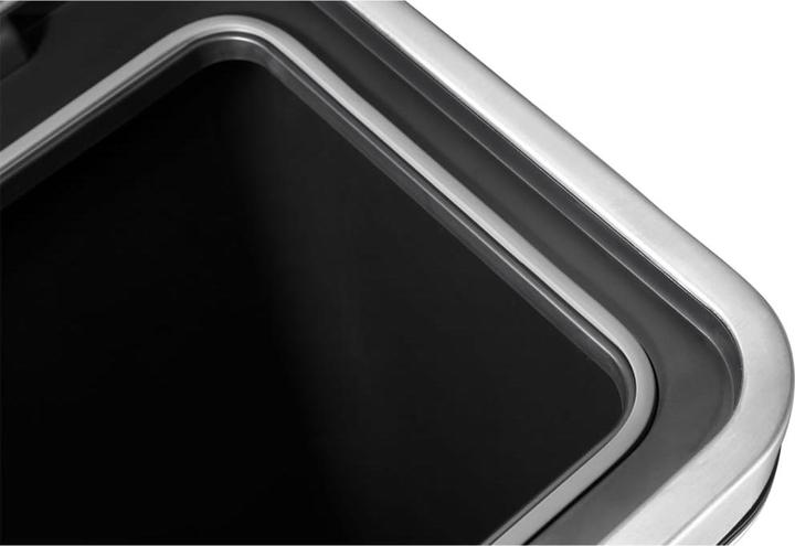 Image du produit EKO Poubelle à pédale X-Cube Poubelle à pédale rectangulaire en acier inoxydable 45 L avec pédale (45 l)