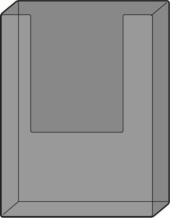 asecos Document holder for safety and gas cylinder cabinets