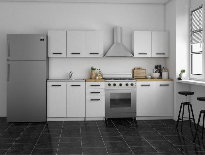 Image du produit Topeshop KUCHNIA SET 200 BIEL Ensemble de meubles de cuisine & salle à manger