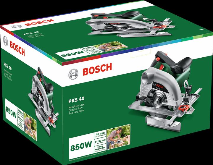 Produktbild Bosch Home & Garden Handkreissäge PKS 40, mit Kreissägeblatt Optiline Wood