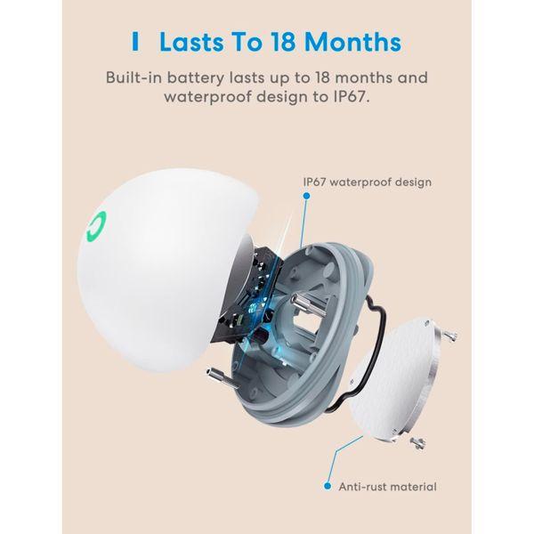 Actual product image Meross Smart Water Leak Sensor MS400