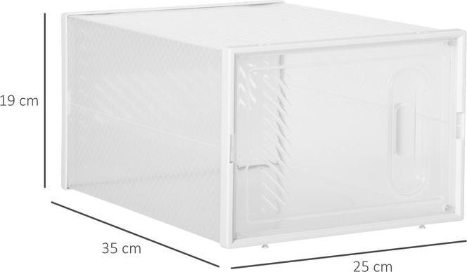 Produktbild Swisshandel24 Schuhschrank DIY Steckregal mit 8 Fächern rechteckiges Schuhablage Aufbewahrungsregal mit Lüftungsöf