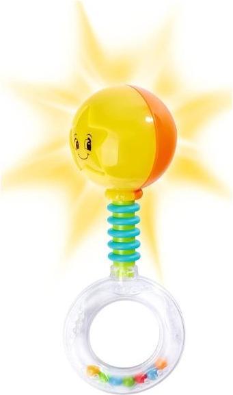 Image du produit Simba 104010060 - Hochet lumineux ABC Light Up, s'allume quand on le secoue, 14cm, Jouet bébé