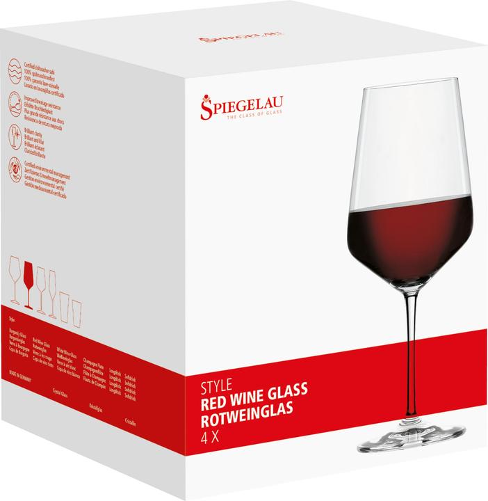 Image du produit Spiegelau style (63 cl, 4 Verres, Verres à vin rouge)