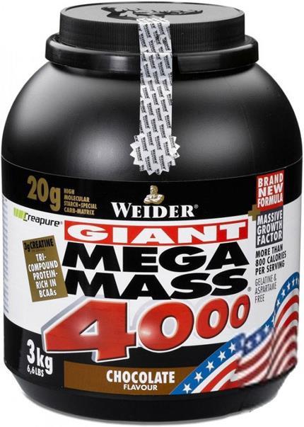Image du produit Weider Mega Mass (Chocolat, 1 pcs, 3000 g)