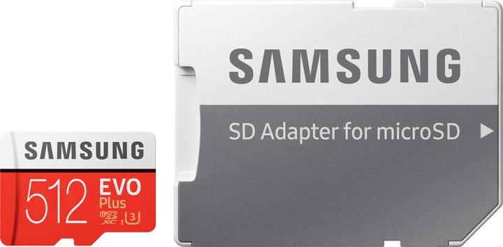 Image du produit Samsung Evo+ (512 Go, microSDXC, U3, UHS-I)