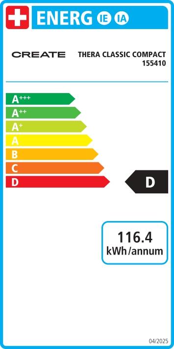 Energy Label Create Thera Classic Compact