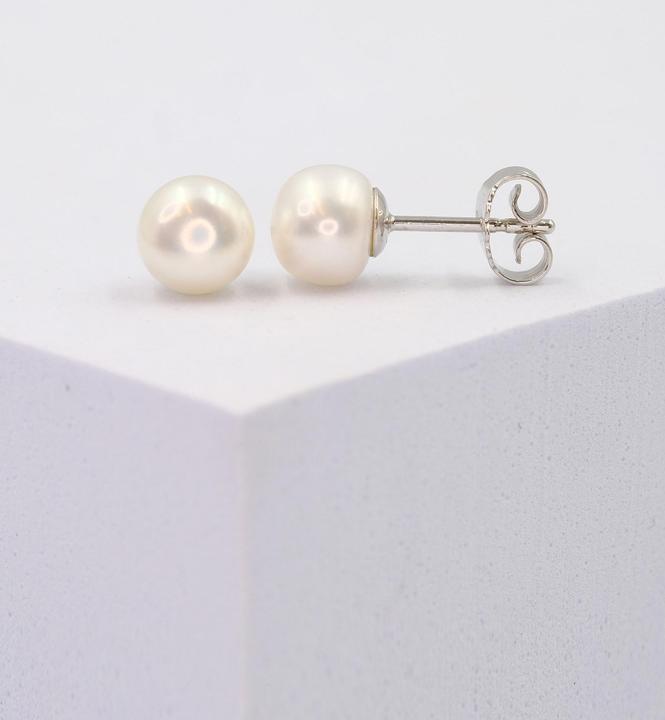 Image du produit Muau Boucles d'oreilles (750 Perle d'eau douce)