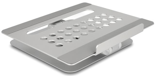 Produktbild Delock Tablet und Notebook Ständer mit eingebauter Dockingstation 4K - HDMI / Kartenleser / Hub / PD (USB-C, 6 Ports)