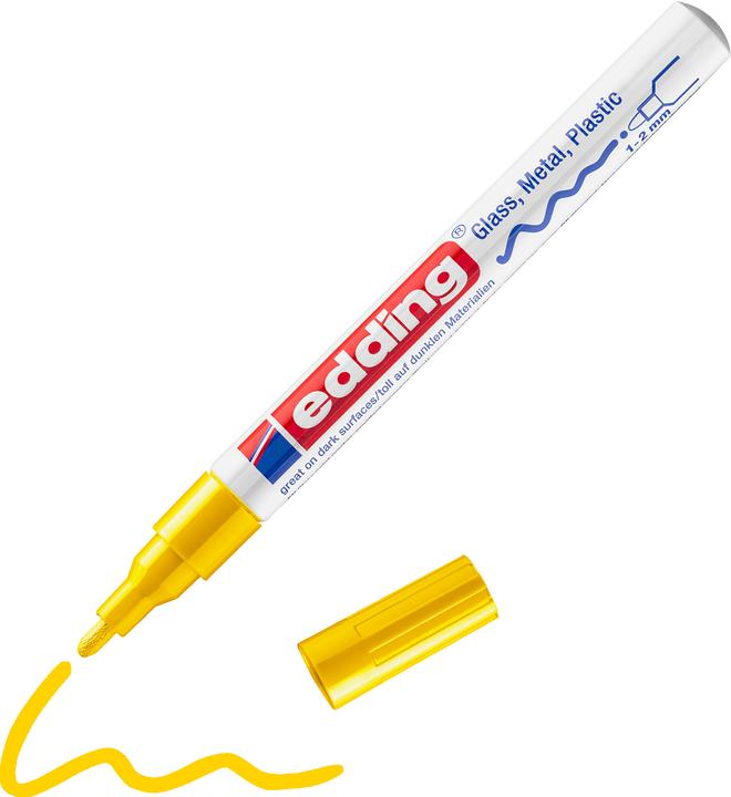 Produktbild Edding 751 Glanzlack-Marker (Gelb, 1 mm, 1 x)