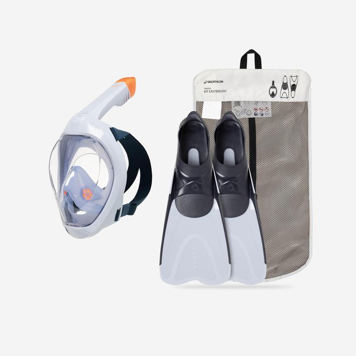 Produktbild Subea Schnorchel-Set Maske Flossen Erwachsene - Easybreath