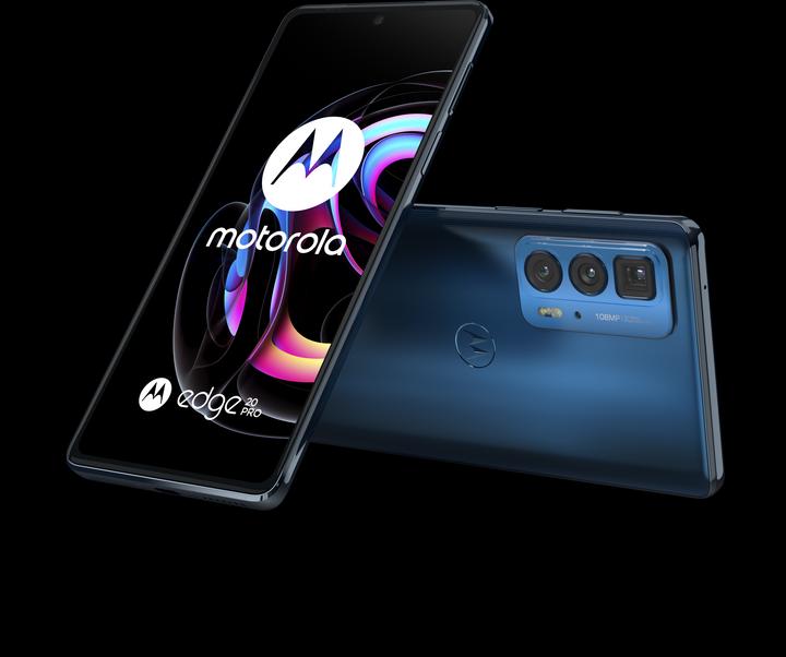Actual product image Motorola Edge 20 Pro (256 GB, Midnight Blue, 6.70", Dual SIM, 108 Mpx, 5G)