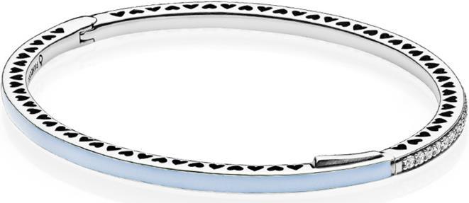 Produktbild Pandora Armreif Strahlende Herzen (16 cm, Silber)
