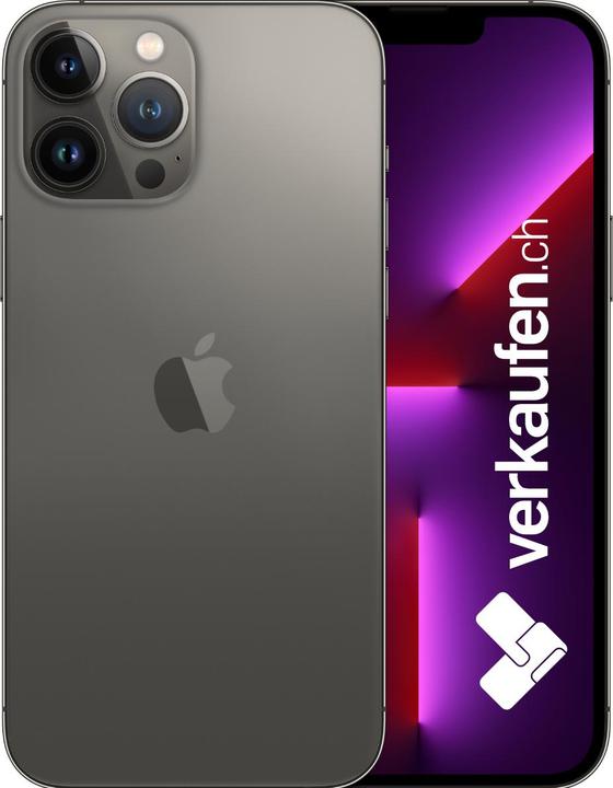 Produktbild verkaufen.ch iPhone 13 Pro Max (256 GB, Graphite, 6.70", 12 Mpx, SIM + eSIM, B / Sehr gut)