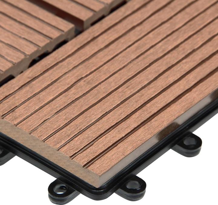 Produktbild Casaria WPC Fliesen (11 x, 30 x 30 x 2 cm)